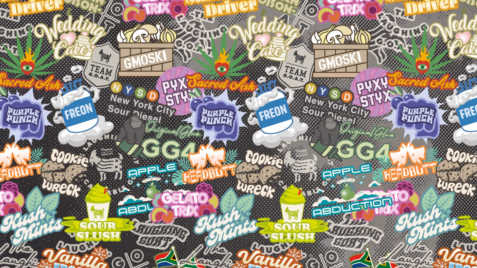 Goat House Menu - Stickers