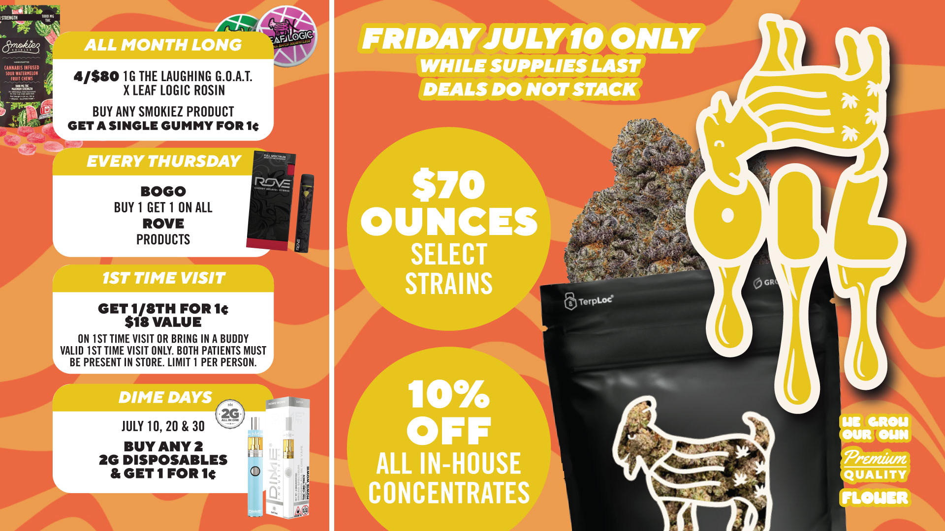 710 Cannabis Deals