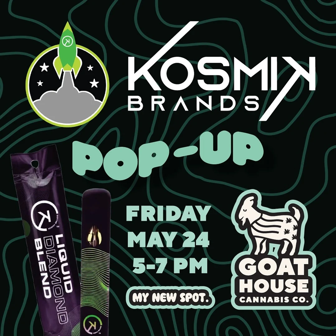 Come thru! kosmikbrand pop-up May 24 Friday 5-7 pm