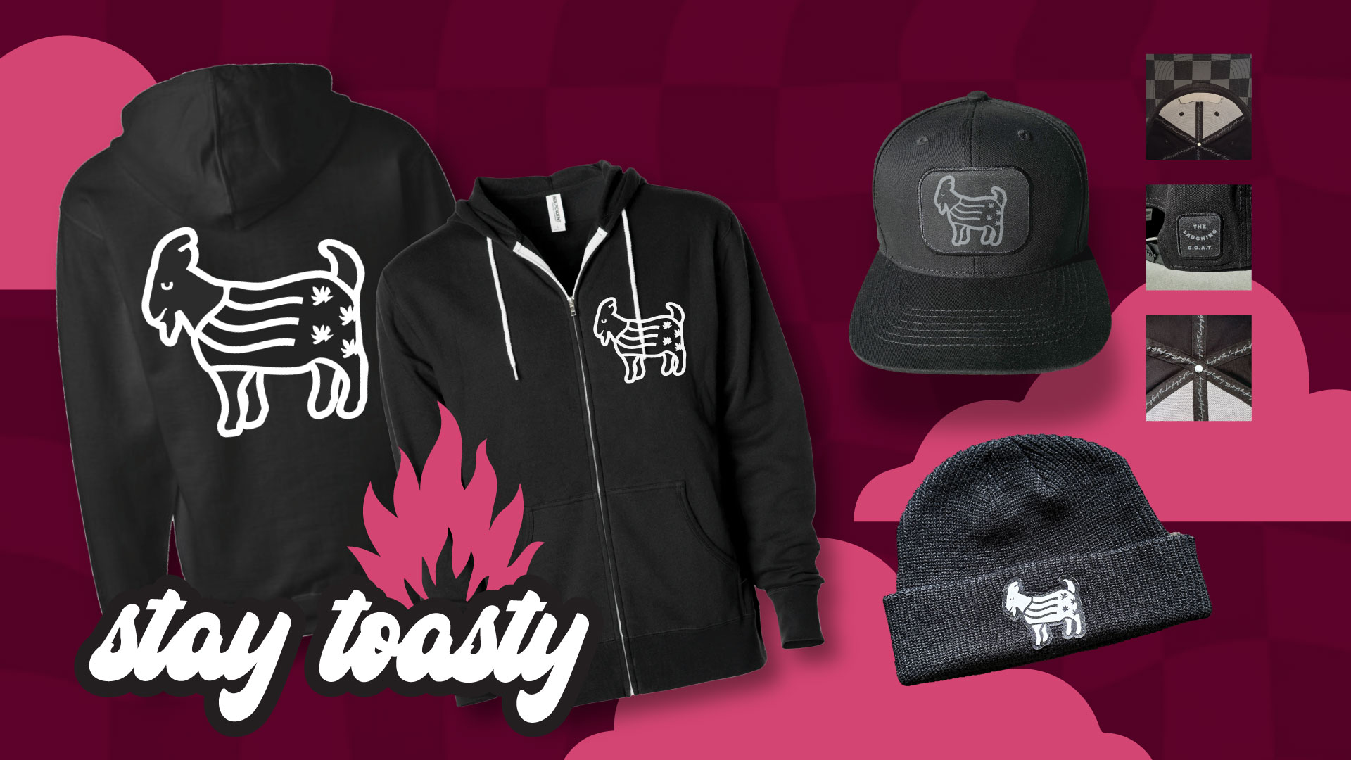 Stay Warm in Style! Goat House soft goods feburary 2025