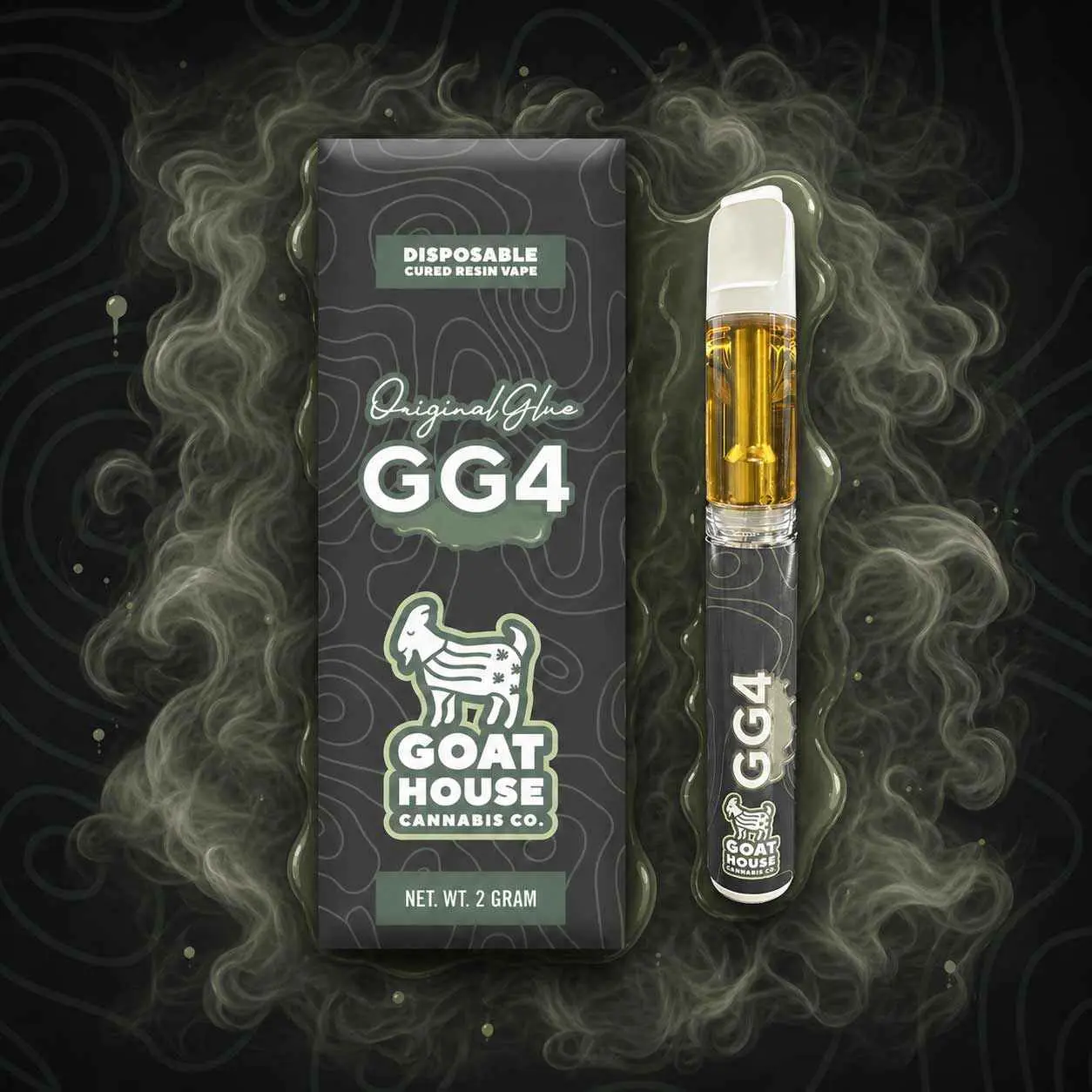 NOW AVAILABLE Goat House 2 Gram Disposable Cured Resin Vapes