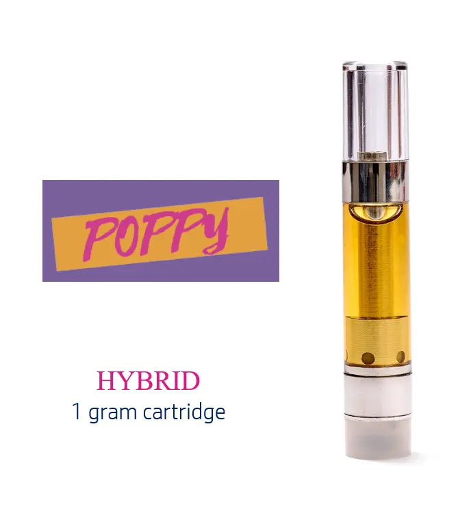 Poppy_Hybrid Cannabis Vape cartridge