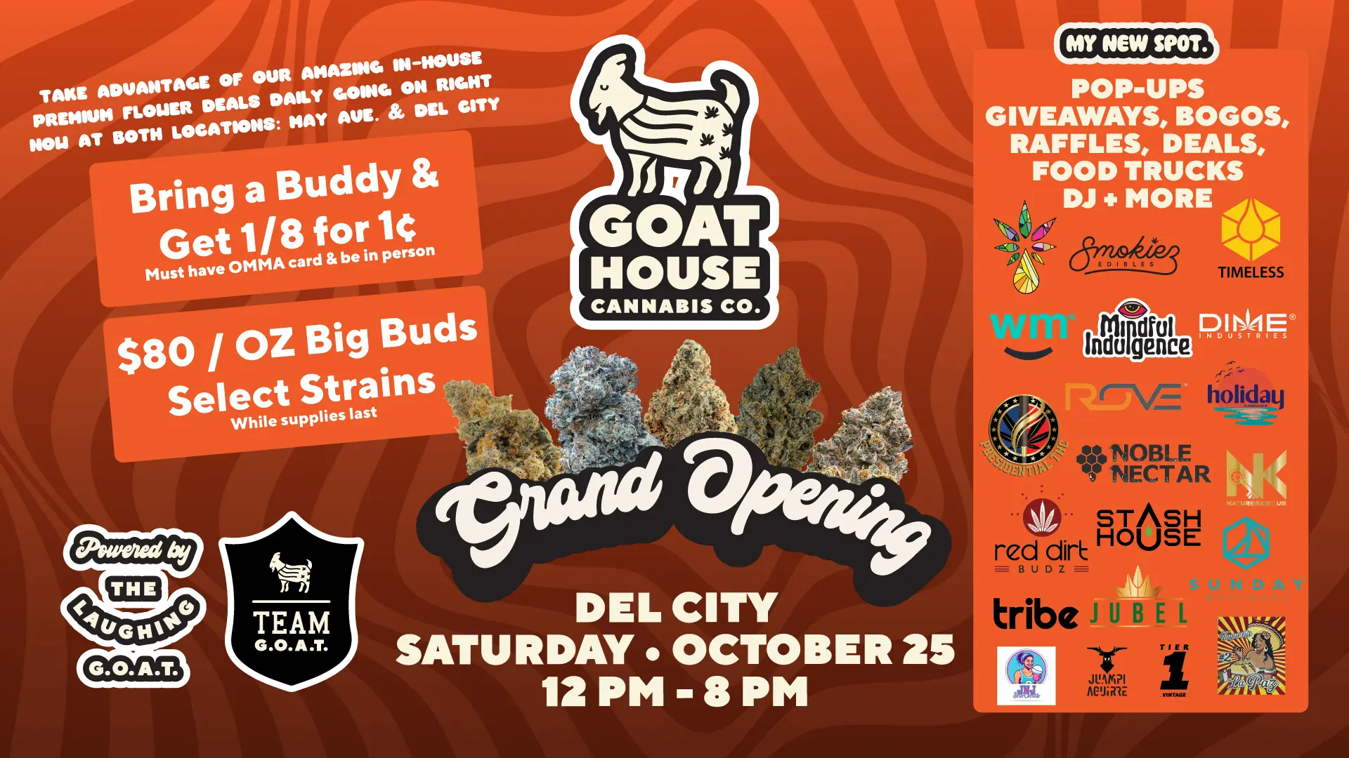 DEL CITY GRAND OPENING INFORMATION 4 Grand Opening | Goat House Cannabis Co. Del City | Premium Oklahoma Dispensary