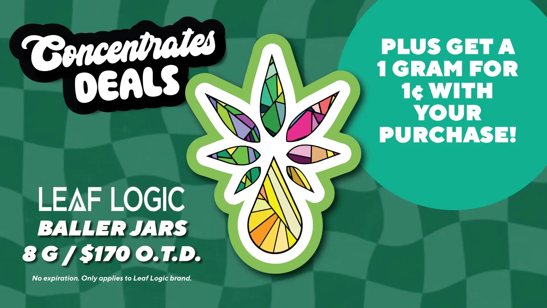 March is buzzing with green vibes with thes concentrates deals with LEaf Logic Baller Jars - goat house cannabis dispensary 